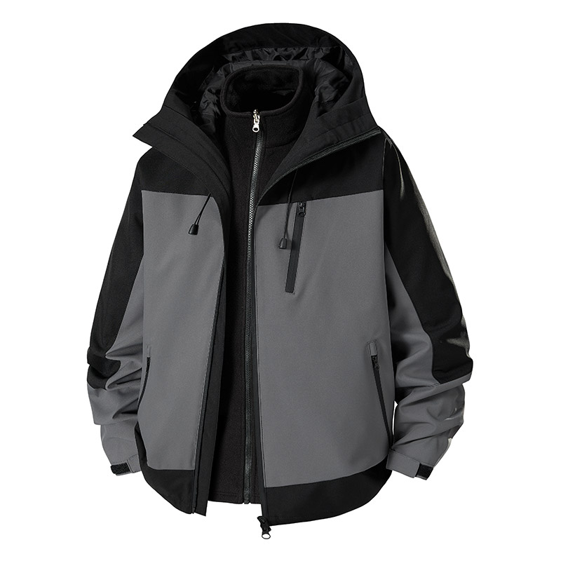 3-in-1 스플라이싱 남성 하이킹 재킷 방풍 방수 두 - Camping Cooking Windbreak 리뷰 및 가격