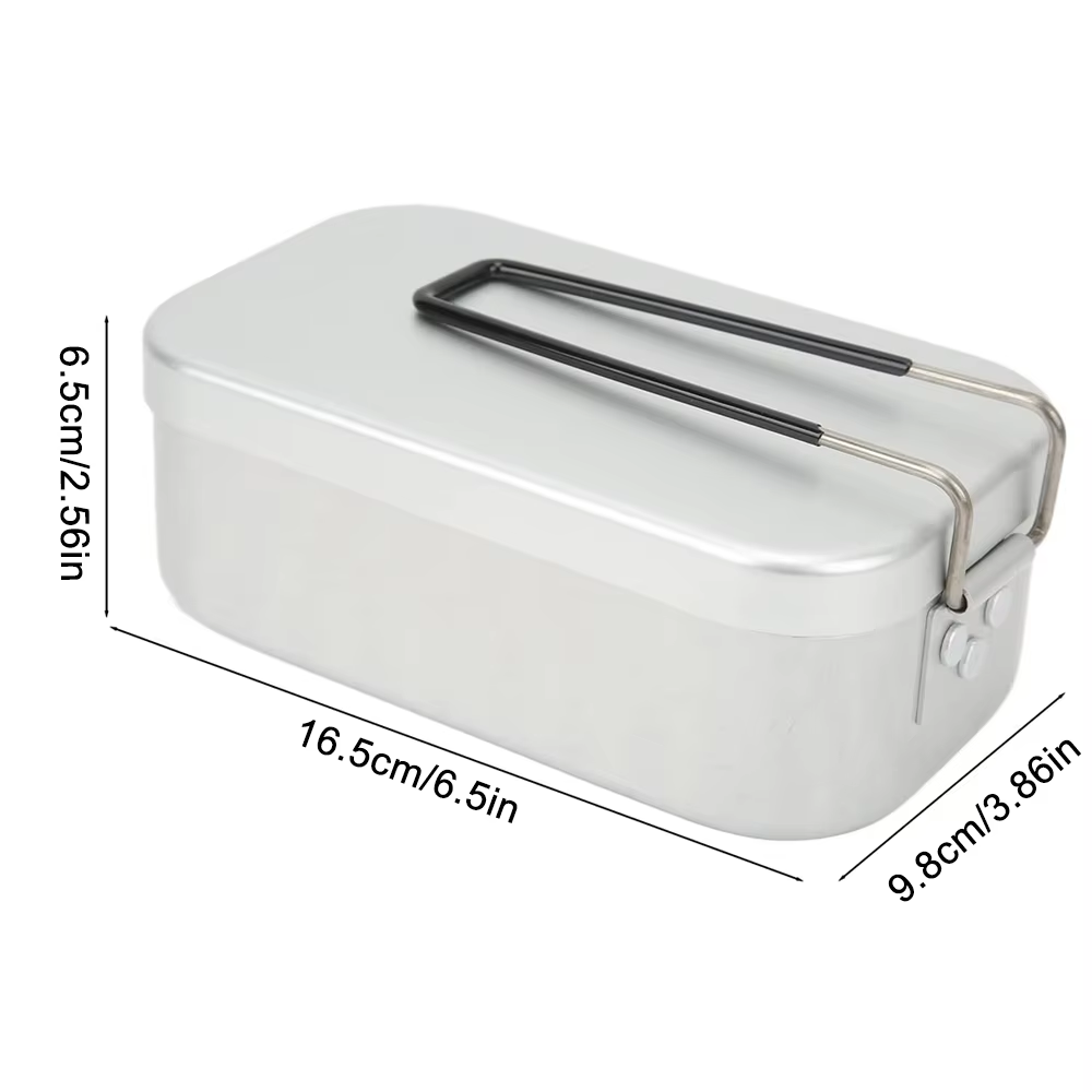 접이식 도시락 상자 손잡이, 성인용 도시락 용기, 알루 - Camping Cooking Tin 리뷰 및 가격