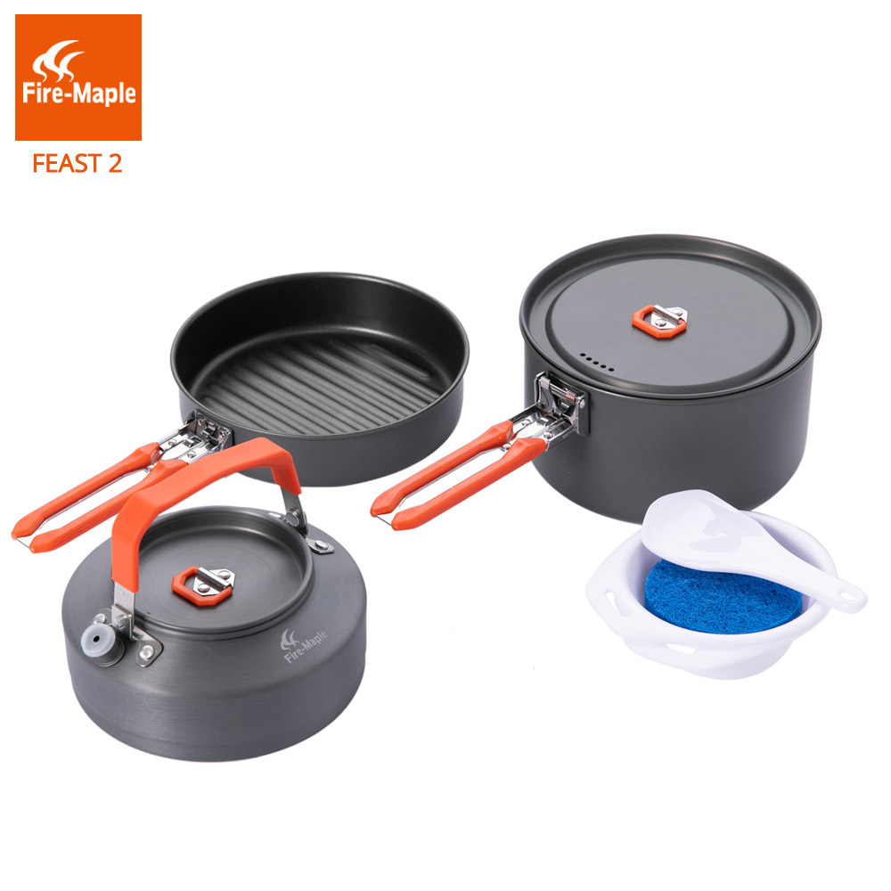 화재 메이플 피크닉 냄비 팬 세트 야외 캠핑 하이킹 조 - Camping Cooking Box Set 리뷰 및 가격