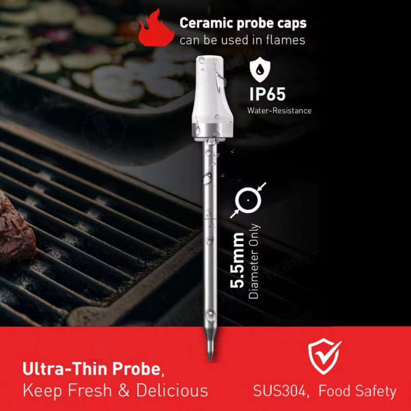 무선 블루투스 스마트 고기 온도계 SUS304 NTC  - Meat Thermometer Camp 리뷰 및 가격
