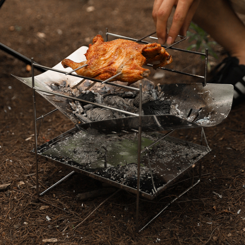 목재 굽기 캠핑 스토브 휴대용 접이식 야외 요리 스토브 - Camping Cooking Grate 리뷰 및 가격